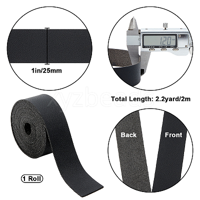 2M Flat Microfiber Imitation Leather Cord FIND-WH0420-75B-01-1