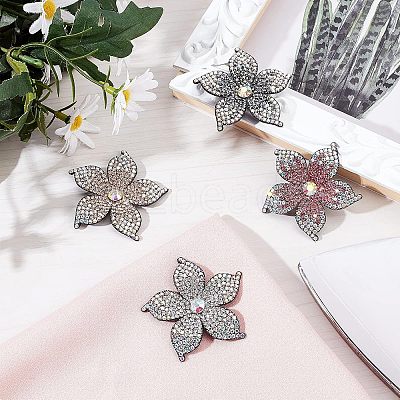 4Pcs 4 Color Imitation Leather Cloth Iron on/Sew on Patches DIY-FH0003-99-1