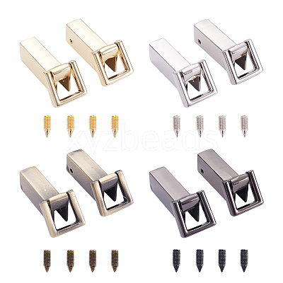 4 Set 4 Colors Zinc Alloy Bag Lock Catch Clasps FIND-GN0001-27-1