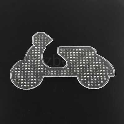 Motorcycle ABC Plastic Pegboards used for 5x5mm DIY Fuse Beads DIY-Q009-46-1