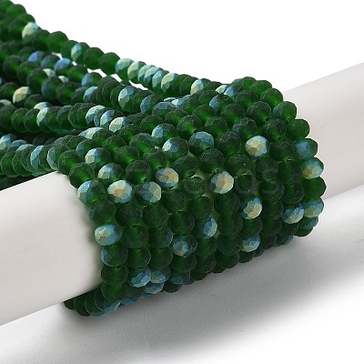 Transparent Glass Beads Strands EGLA-A044-T1mm-MB24-1