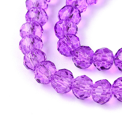 Baking Paint Glass Beads Strands EGLA-Q120-B-B02-1