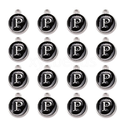 Platinum Plated Alloy Charms ENAM-S118-02P-P-1