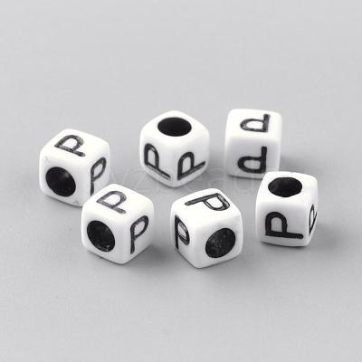 Opaque Acrylic Beads SACR-Q188-02P-1