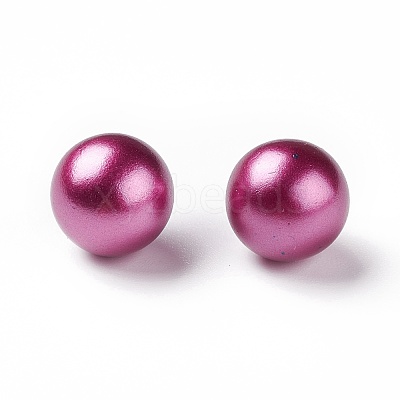 Imitation Pearl Acrylic Beads OACR-S011-10mm-ZM-1