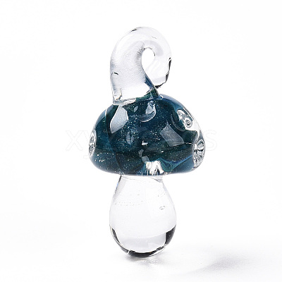 Handmade Lampwork Pendants LAMP-T021-22A-1