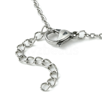 Tarnish Resistant 304 Stainless Steel Macrame Pouch Braided Gemstone Holder X-NJEW-JN04468-07-1