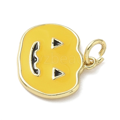 Halloween Theme Brass Enamel Pendants LS-KK-L248-01G-04-1