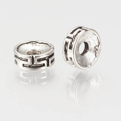 Tibetan Style Spacer Beads TIBEP-S315-46AS-RS-1