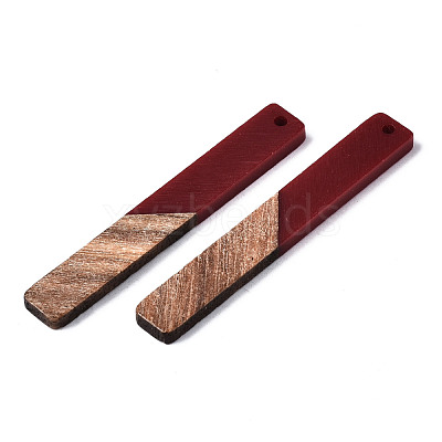Resin & Walnut Wood Big Pendants RESI-S358-39J-1