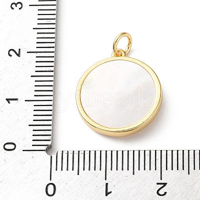 Brass Micro Pave Clear Cubic Zirconia Pendants CU-CBA03AF-06A-G-1