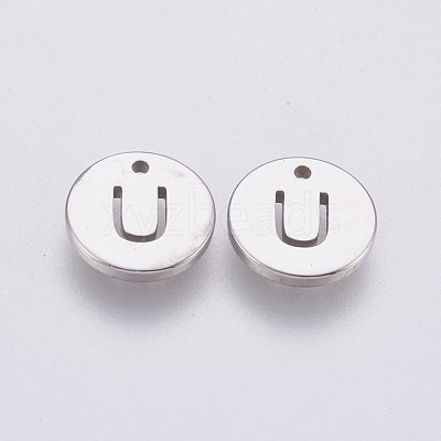 Non-Tarnish 304 Stainless Steel Charms STAS-P225-104P-12-1