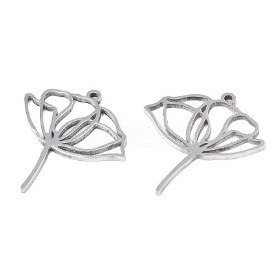 Non-Tarnish 201 Stainless Steel Pendants X-STAS-N098-048P-1