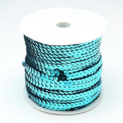Plastic Paillette Beads PVC-Q085-6mm-2259-1