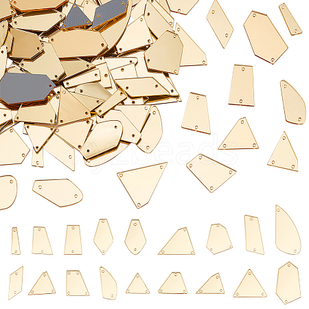 180Pcs 18 Styles Sew On Mirror Rhinestones DIY-PH0021-94-1