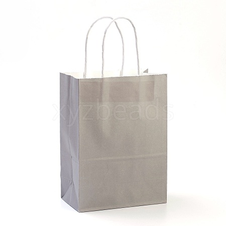 Pure Color Kraft Paper Bags LS-AJEW-G020-A-07-1