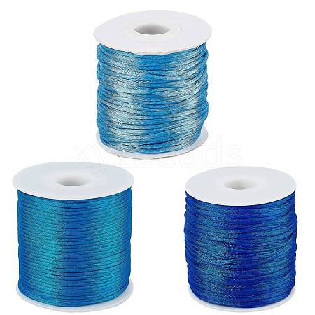 SUPERFINDINGS 3 rolls 3 colors Nylon Thread NWIR-FH0001-002A-1