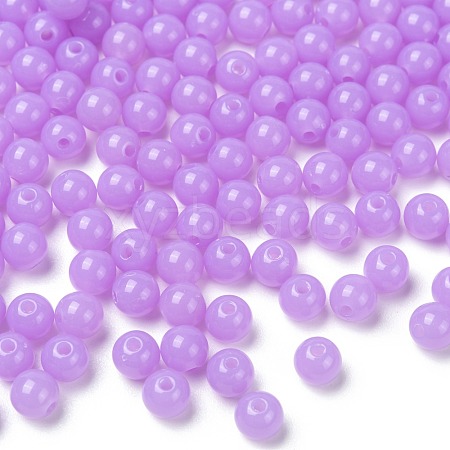 Fluorescent Acrylic Beads MACR-R517-6mm-09-1