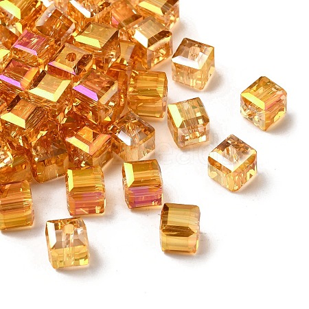 Electroplated Glass Beads EGLA-G040-01A-HP01-1