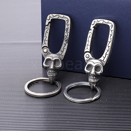 Stainless Steel Keychain Clasps PW-WG6ABE8-01-1