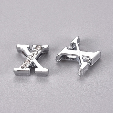 Alloy Slide Charms PALLOY-WH0066-21X-1