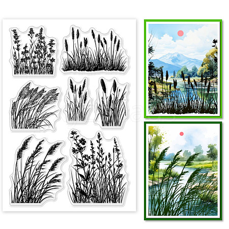 Summer Theme PVC Plastic Clear Stamps DIY-WH0631-0375-1