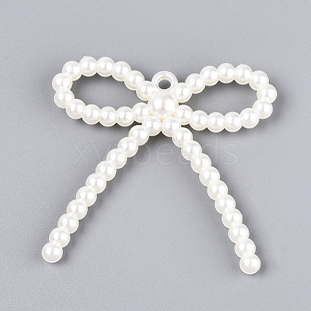 Electroplaed Opaque Acrylic Big Pendants PACR-T017-09A-1