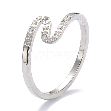 304 Stainless Steel Finger Rings RJEW-J071-11-P-1