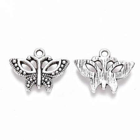 Tibetan Style Alloy Pendants TIBEP-S319-071AS-RS-1