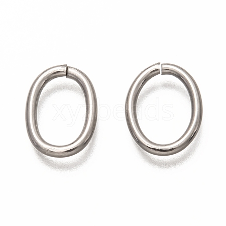 Non-Tarnish 304 Stainless Steel Open Jump Rings STAS-H133-07P-1