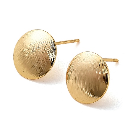 Brass Stud Earring Findings KK-P285-02G-1