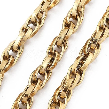 Ion Plating(IP) 304 Stainless Steel Rope Chains CHS-U002-02G-1