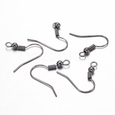 Brass Earring Hooks X-KK-Q362-B-NF-1