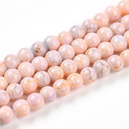 Baking Paint Glass Beads X1-DGLA-N003-4mm-C01-1