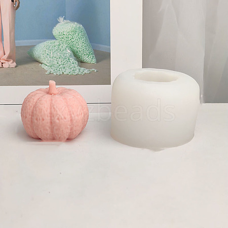 DIY Pumpkin Shape Silicone Candle Molds CAND-PW0014-12A-1