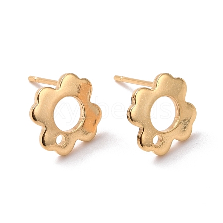 201 Stainless Steel Stud Earring Findings STAS-K241-07G-1