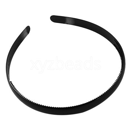 Plain Plastic Hair Band Findings PJH103Y-10-1