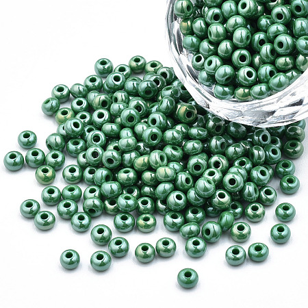 6/0 Czech Opaque Glass Seed Beads SEED-N004-003D-13-1