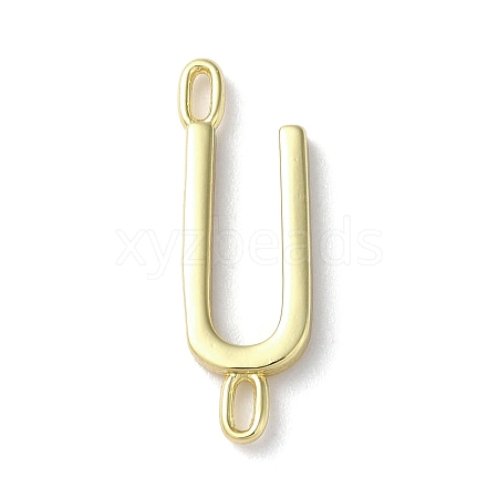 Rack Plating Brass Connector Charms KK-P245-07G-U-1