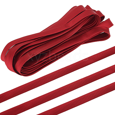 6M Polyester Satin Ribbons OCOR-WH0082-66A-1