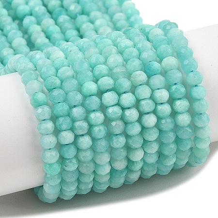 Natural Amazonite Beads Strands G-K376-B01-02-1