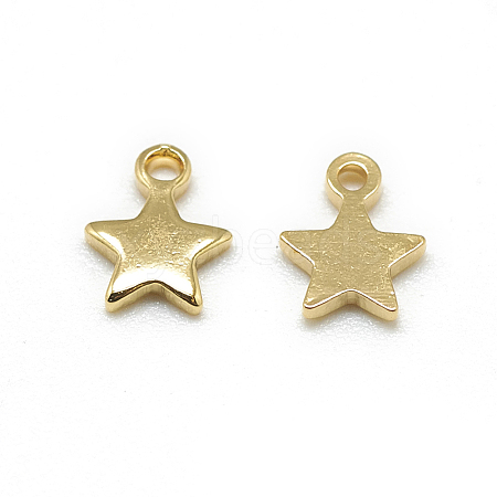 Brass Charms X-KK-T032-138G-1