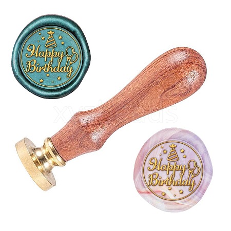 Wax Seal Stamp Set AJEW-WH0208-606-1