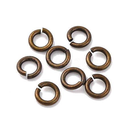 Brass Open Jump Rings KK-G514-01H-AB-1