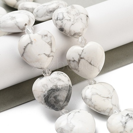 Natural Howlite Beads Strands G-C150-A18-01-1