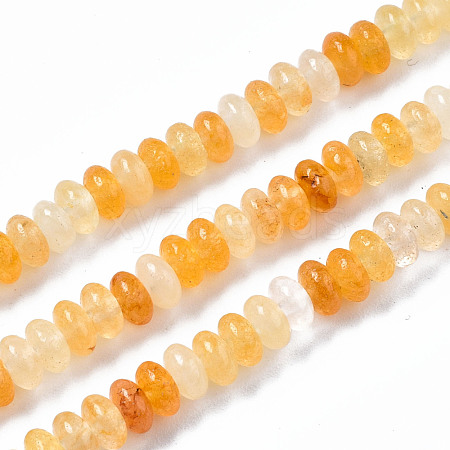 Natural Topaz Jade Beads Strands G-S366-107-1