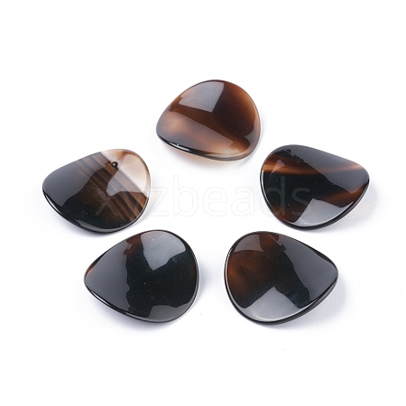 Natural Black Agate Beads G-F695-01-1