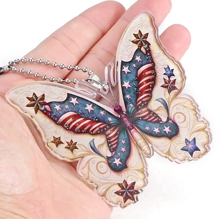 Acrylic Butterfly Hanging Ornaments PW-WG8E7FB-06-1