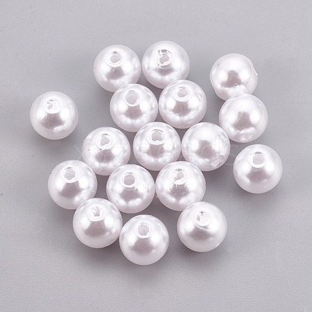 ABS Plastic Imitation Pearl Beads X-KY-G009-14mm-03-1