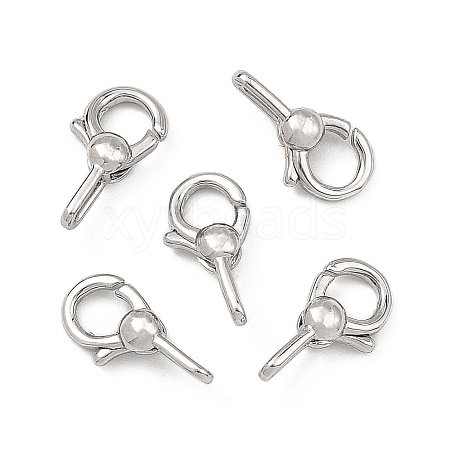 SHEGRACE Brass Spring Ring Clasps XGRQ58643-785P-1